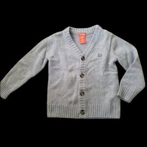JOE FRESH Button Front Gray Cardigan Sweater Boys Size 2